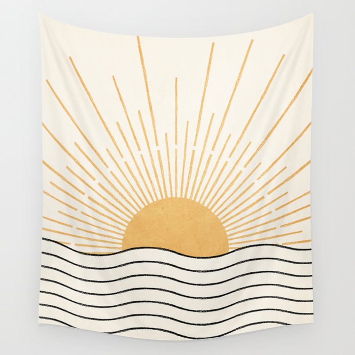 The Sun and The Sea Wall Tapestry