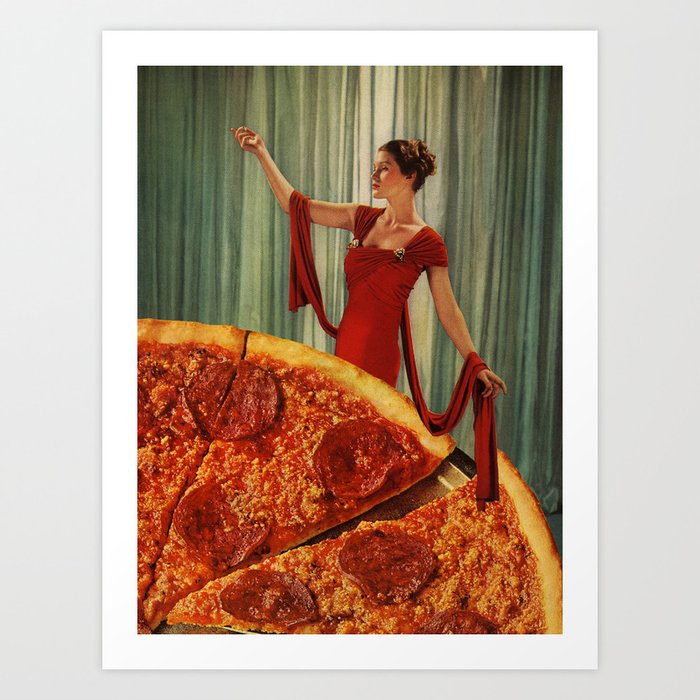 Pizza Party II Art Print