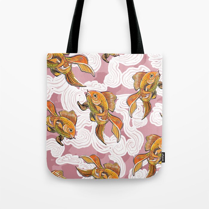 Asian Goldfish Tote Bag