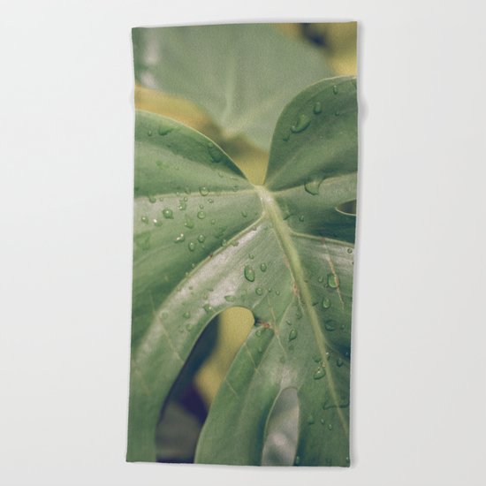 Philomena Philodendron Beach Towel