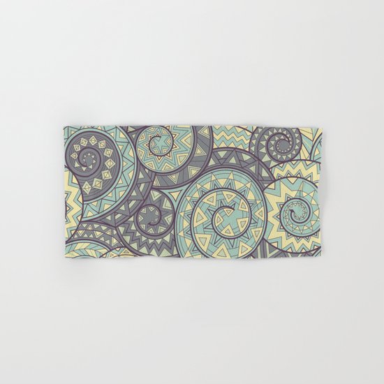 nagual. tribal seamless pattern Hand & Bath Towel