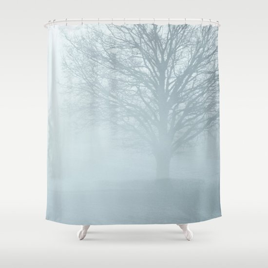 Tree / Winter Silence Shower Curtain