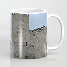 Itri Medieval Castle Village, Italy Coffee Mug | History, Architecture, Antique, Curtainwalls, Ancient, Medievalcastle, Feudal, Building, Fortress, Towers 
