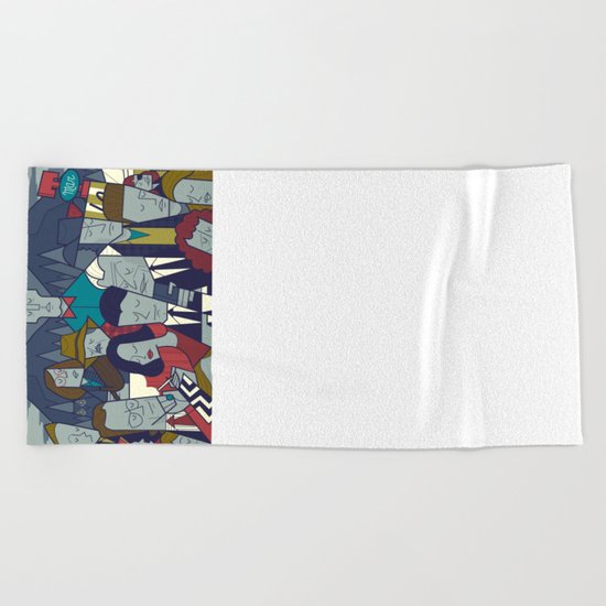 Twin Peaks (variant) Beach Towel