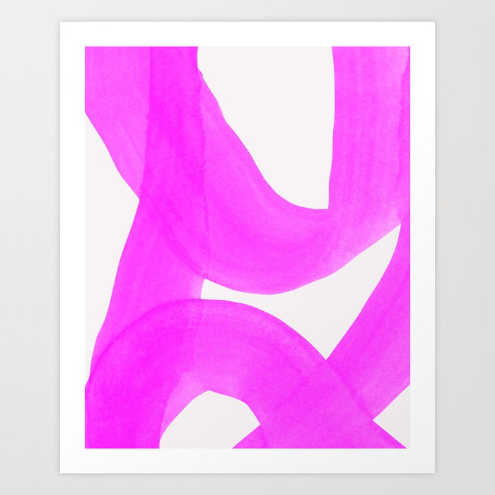 Close to Pink Art Print