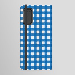 Blue Gingham - 28 Android Wallet Case