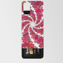 PINK Flower Kaleidoscope Android Card Case