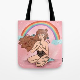 rainbow queen Tote Bag