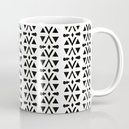black and white tribal pattern Coffee Mug