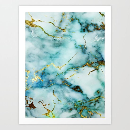 Marble Effect #1 Art Print