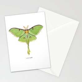 Luna Moth (Actias luna) II Stationery Card