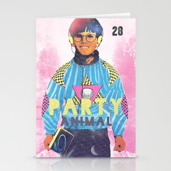 Party Animal Stationery Cards