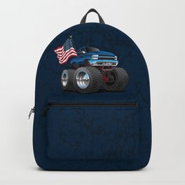 monster truck bookbag
