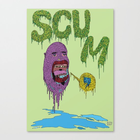Scum Canvas Print
