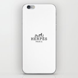HERPES x GR3Y iPhone Skin