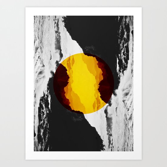 Circle Coast Art Print