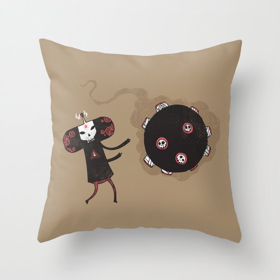 Katamari of the Dead Throw Pillow