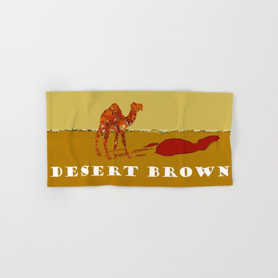 Desert Brown Hand & Bath Towel