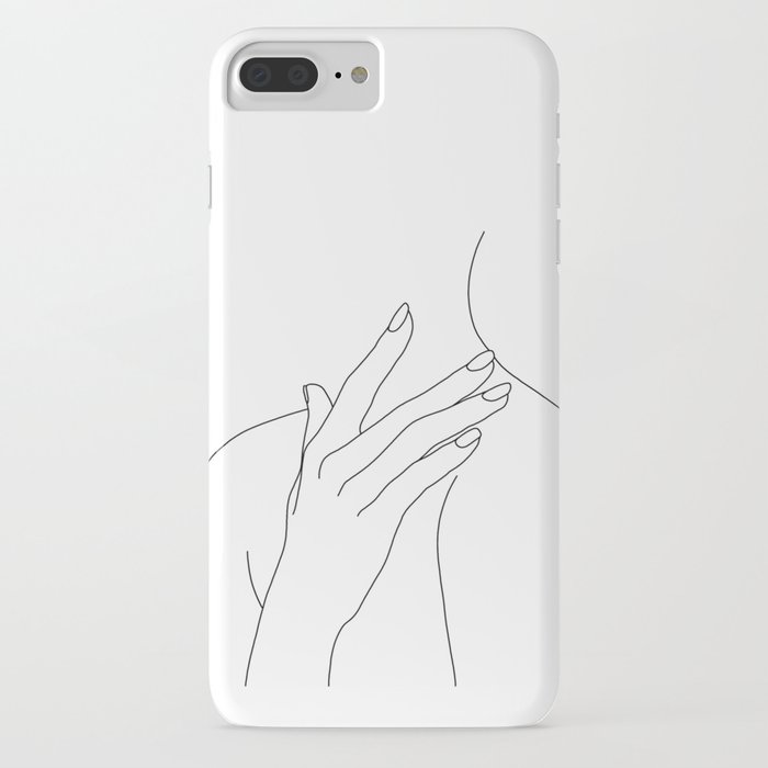 female body line drawing - danna iphone case female body line drawing - danna iphone case
