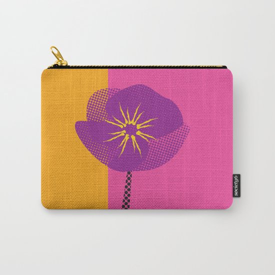 Flower - Abstract variation of pop art Carry-All Pouch