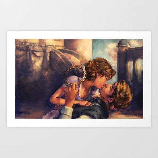 A Kiss for Corona Art Print