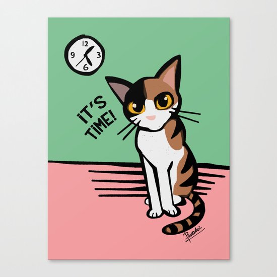 It's time Canvas Print