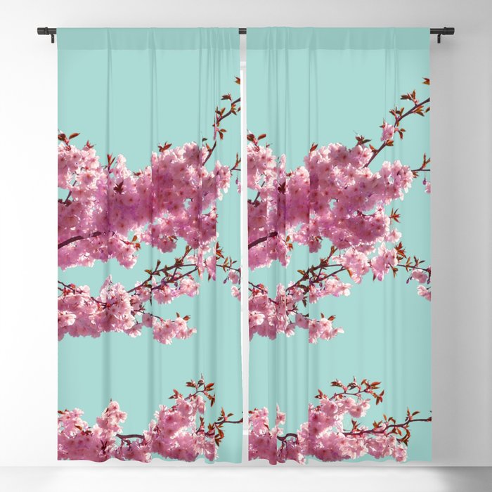 Japanese Cherry Blossom Tree Blackout Curtain by Timeless Artworks ...