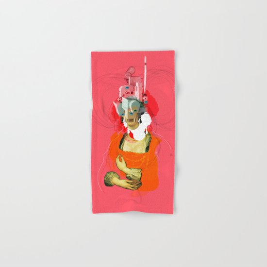 Peter Paul Rubens Pop Portrait v2 Hand & Bath Towel