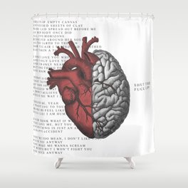 SHUT THE F*CK UP! Shower Curtain