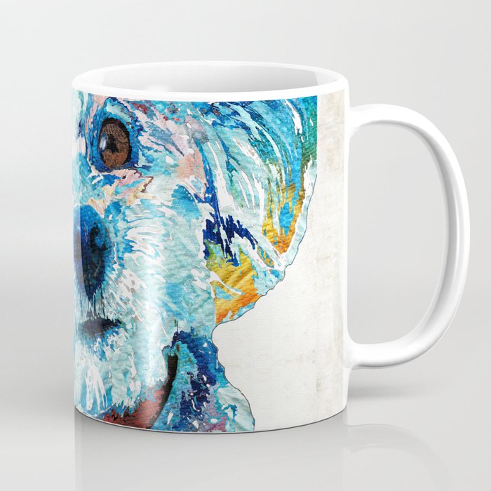 Small Dog Art - Who Me - Sharon Cummings Coffee Mug