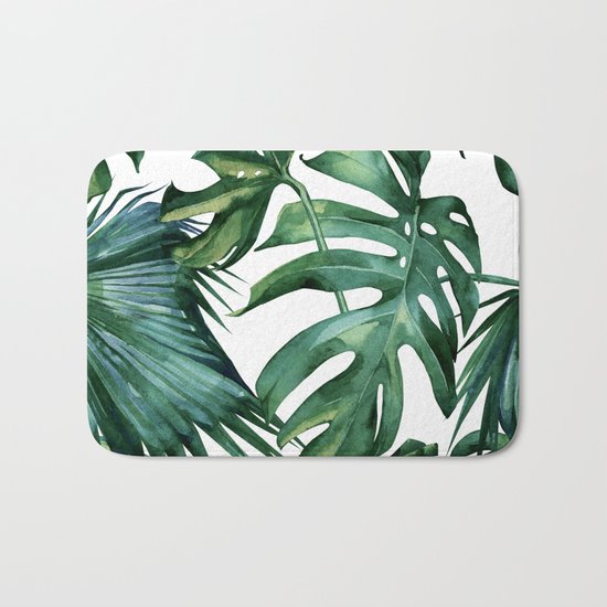 Simply Island Palm Leaves Bath Mat