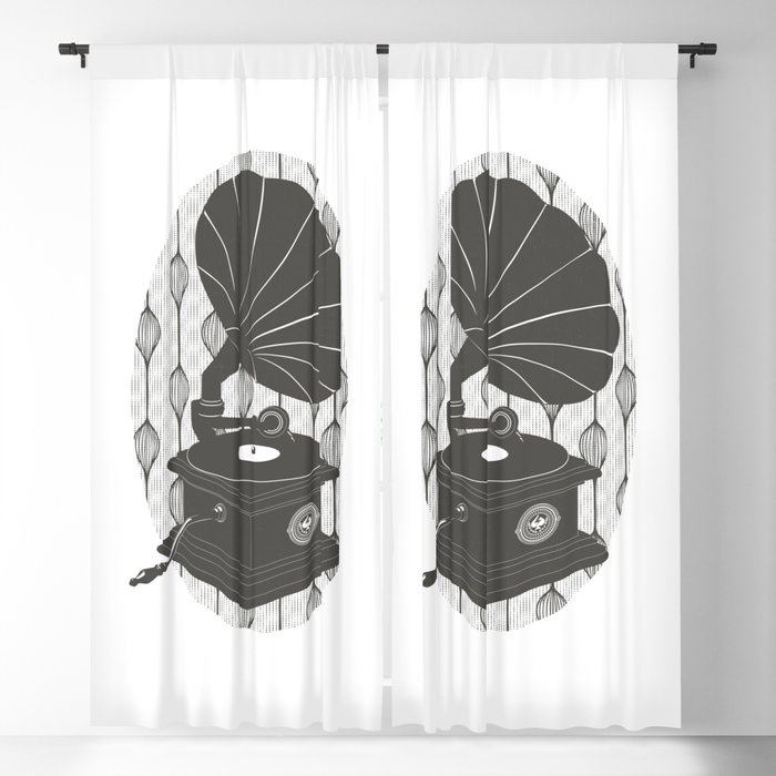 Phonographics Blackout Curtain