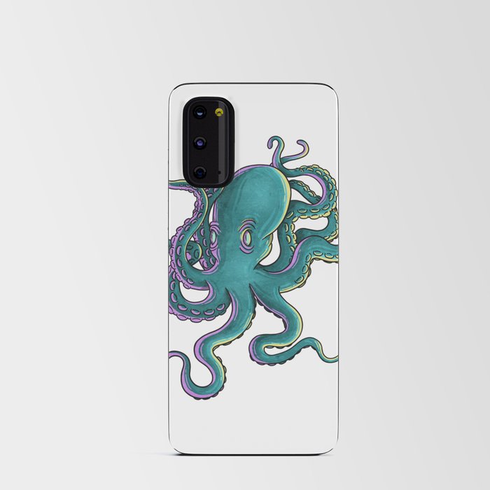 Green Octopus  Android Card Case