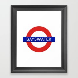 Bayswater Framed Art Print