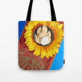 Prints for Ukraine - Vareniki with Sunflower & Pumpkin  Tote Bag
