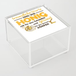 Kind Words Are Like Honey To Beekeepers Acrylic Box