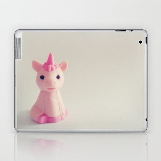 Pink Unicorn Sees You Laptop & iPad Skin