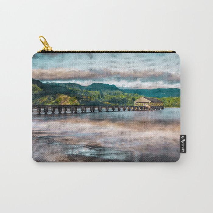 Hanalei Pier Kauai Hawaii Carry-All Pouch