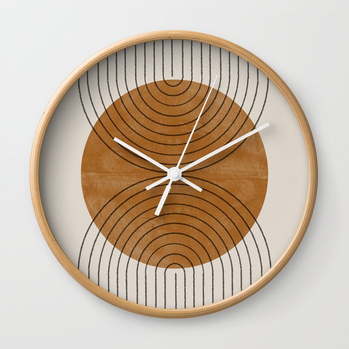 Perfect Touch  Mid Century Modern Wall Clock