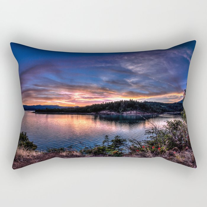 Lost creek Lake OR Rectangular Pillow