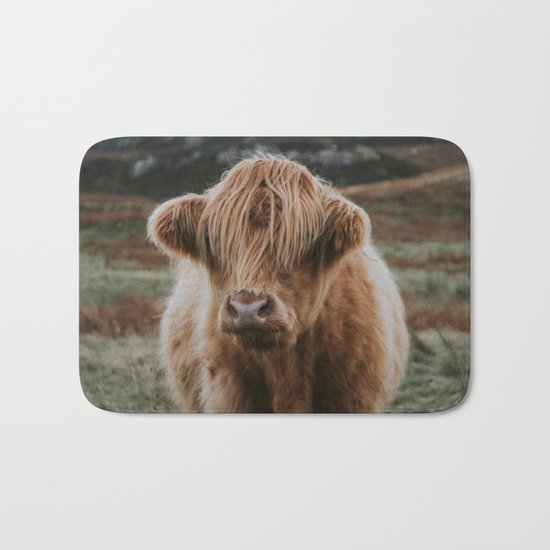 Folk Cow Bath Mat