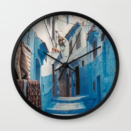 Village Chefchaouen Wall Clock