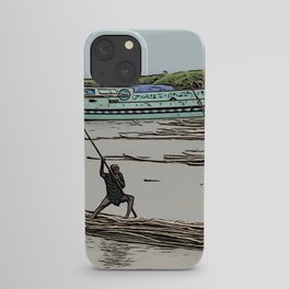 Boating in Bangladesh iPhone Case