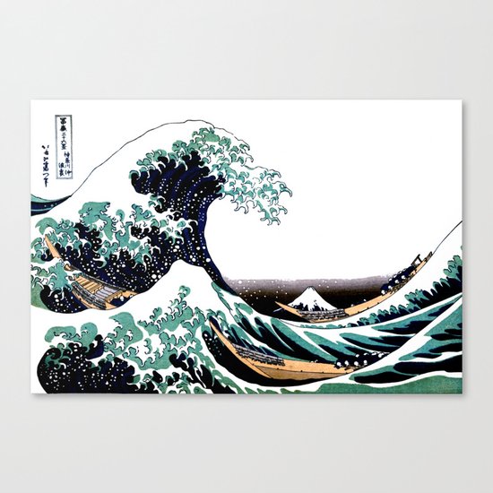 The Great Wave off Kanagawa Canvas Print