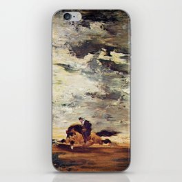 Riding in a storm - Gustave Moreau iPhone Skin