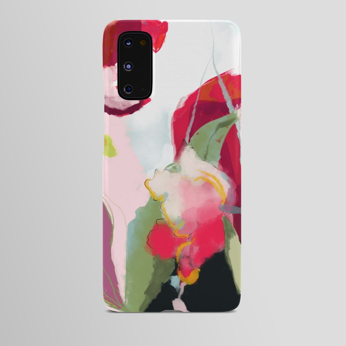 abstract floral bloom Android Case