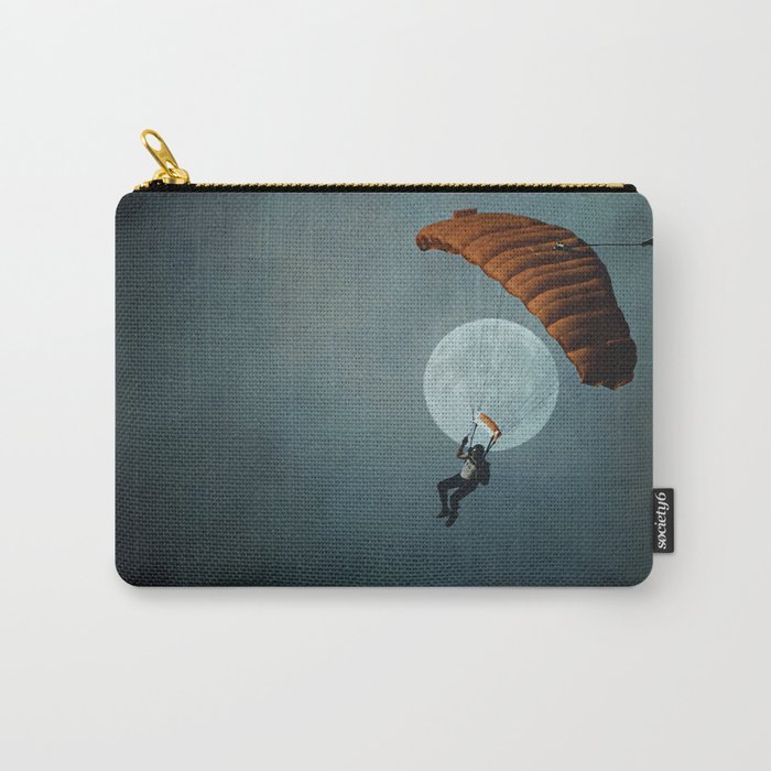 Skydiver's Moon Carry-All Pouch