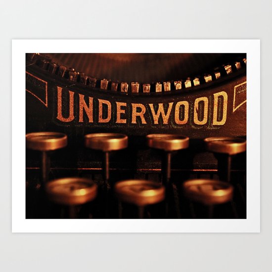 Underwood No. 5 Art Print