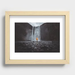 Be water.. Recessed Framed Print