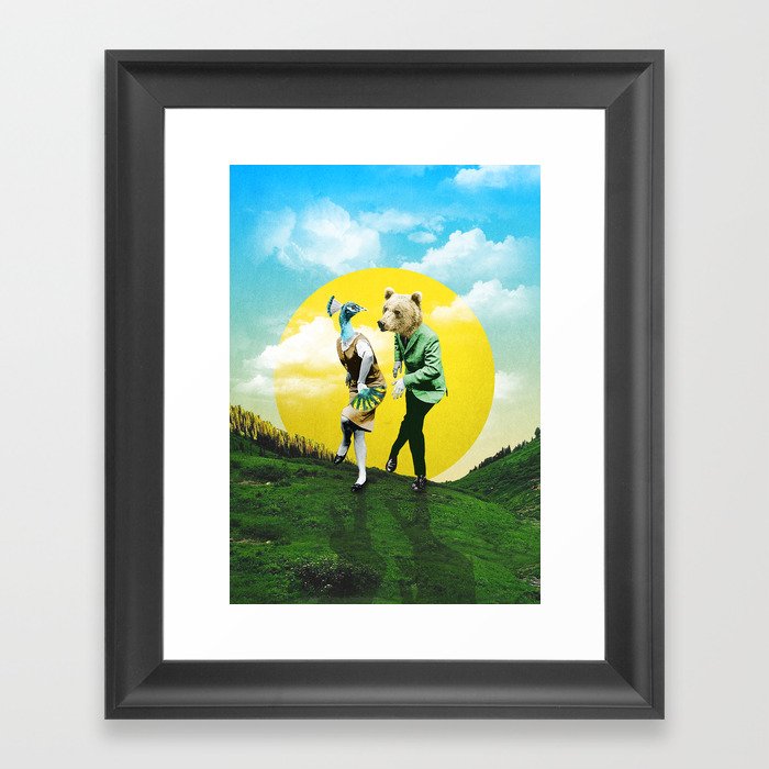 Bear With Me Framed Art Print